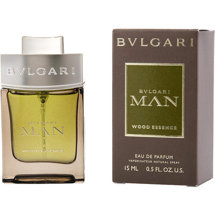 BVLGARI MAN WOOD ESSENCE by Bvlgari (MEN) - EAU DE PARFUM SPRAY 0.5 OZ BVLGARI MAN WOOD ESSENCE
