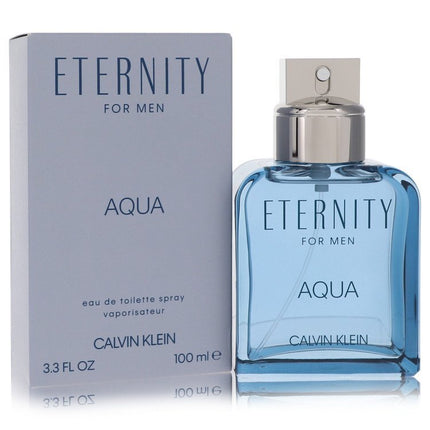 Eternity Aqua by Calvin Klein Eau De Toilette Spray 3.4 oz (Men) Calvin Klein